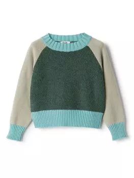 Il Gufo джемпер в стиле колор-блок, синий