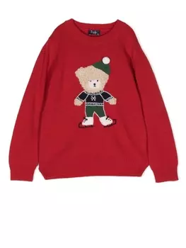 Il Gufo джемпер вязки интарсия, красный