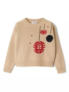 Il Gufo джемпер вязки интарсия, серый