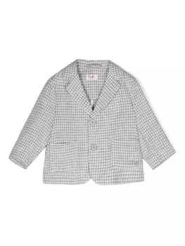 Il Gufo фактурный пиджак, серый