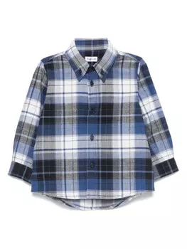 Il Gufo фланелевая рубашка, синий