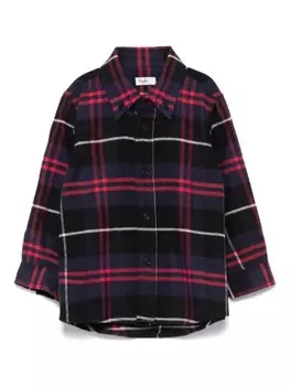 Il Gufo фланелевая рубашка, синий