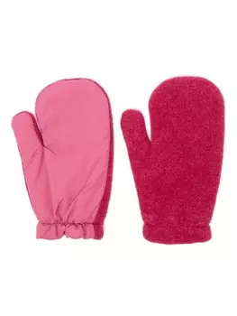 Il Gufo флисовые варежки, розовый