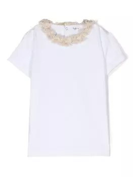 Il Gufo футболка с эффектом потертости, белый