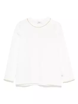 Il Gufo футболка с люрексом, белый