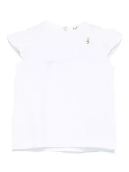 Il Gufo футболка с вышитым логотипом, белый