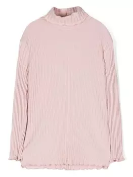 Il Gufo футболка в рубчик, розовый