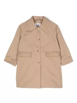 Il Gufo габардиновый тренч, нейтральный цвет