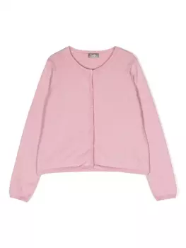 Il Gufo кардиган с длинными рукавами, розовый