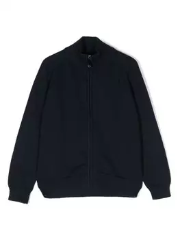 Il Gufo кардиган тонкой вязки на молнии, синий