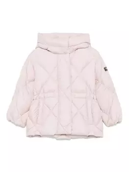 Il Gufo куртка-пуховик с капюшоном, розовый