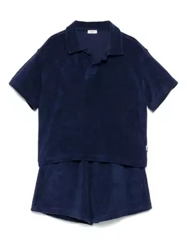 Il Gufo махровый комплект из топа и шортов, синий