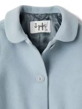 Il Gufo однобортное пальто, синий