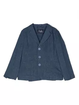 Il Gufo однобортный блейзер, синий