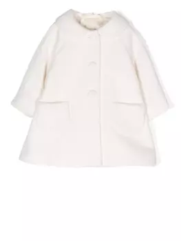 Il Gufo пальто с воротником Питер Пэн, нейтральный цвет