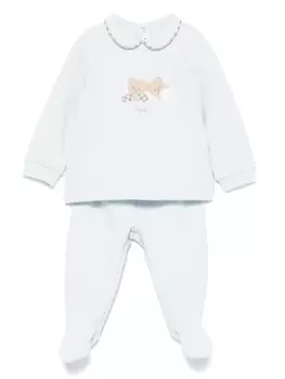 Il Gufo пижама с медведем, синий