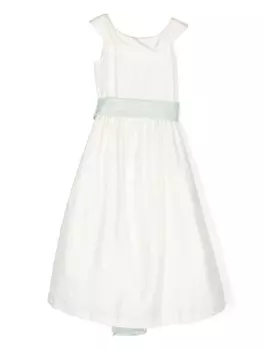 Il Gufo платье с бантом, белый