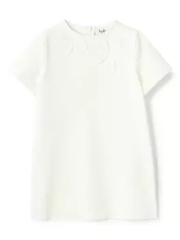 Il Gufo платье с цветочной вышивкой, белый