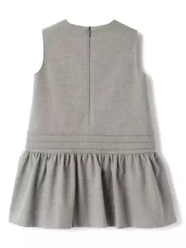 Il Gufo платье с ярусной юбкой, серый