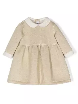 Il Gufo платье с вышитым логотипом, нейтральный цвет