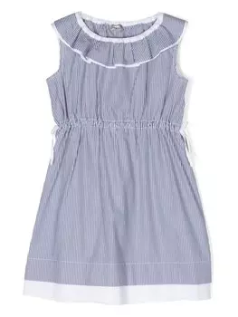 Il Gufo платье в тонкую полоску, синий