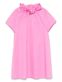 Il Gufo поплиновое платье, розовый