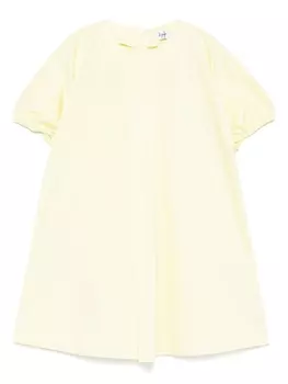 Il Gufo поплиновое платье, желтый