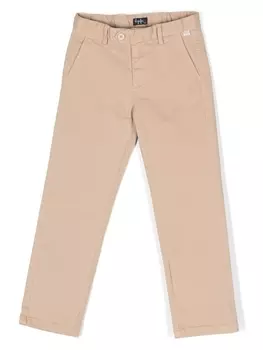 Il Gufo прямые брюки чинос, нейтральный цвет