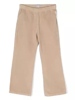 Il Gufo прямые джинсы с завышенной талией, нейтральный цвет