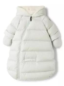 Il Gufo пуховик с капюшоном, белый