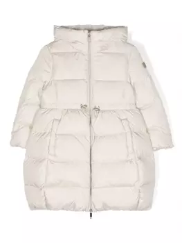 Il Gufo пуховик с капюшоном, нейтральный цвет