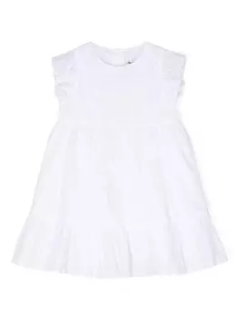 Il Gufo расклешенное платье, белый