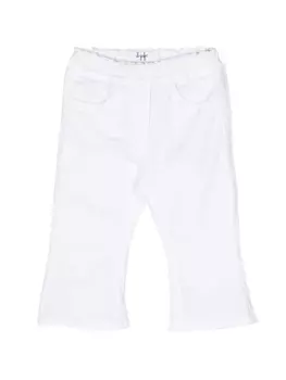 Il Gufo расклешенные джинсы, белый