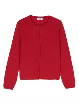 Il Gufo шерстяной кардиган, красный