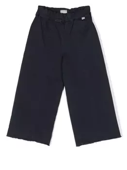 Il Gufo широкие брюки с эластичным поясом, синий