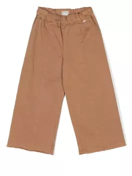 Il Gufo широкие брюки с эластичным поясом, нейтральный цвет