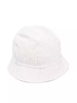 Il Gufo шляпа в полоску, белый