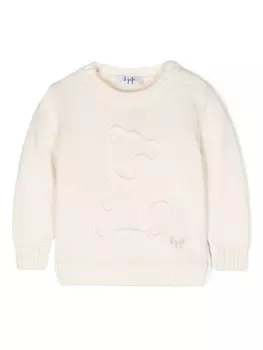 Il Gufo свитер с принтом, нейтральный цвет