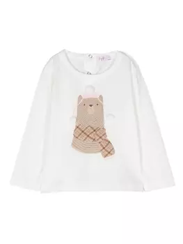 Il Gufo толстовка с графичным принтом, белый