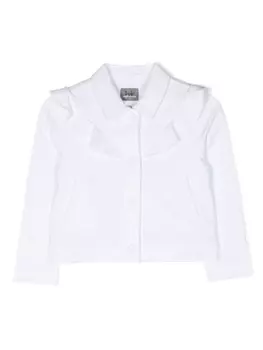 Il Gufo жакет с оборками, белый