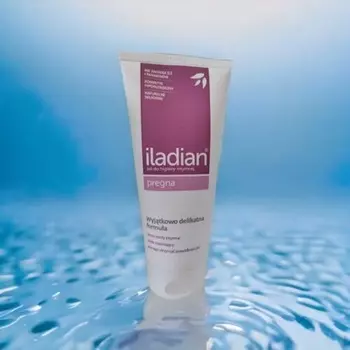 Iladian Pregna Гель для интимной гигиены гипоаллергенный увлажняющий очищающий 180мл, Aflofarm