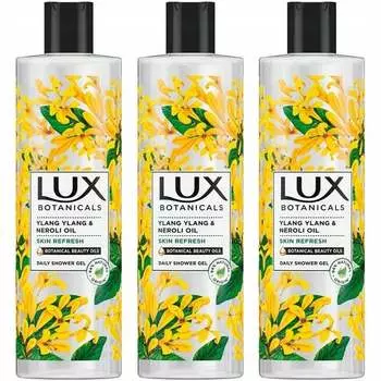 Иланг-иланг, гель для душа, 3x500 мл Lux Botanicals
