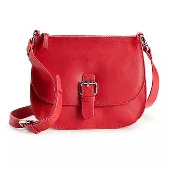 ili Кожаная седельная сумка с RFID-блокировкой Ili, красный