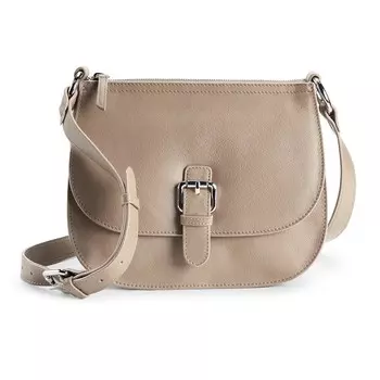 ili Кожаная седельная сумка с RFID-блокировкой Ili, цвет Taupe