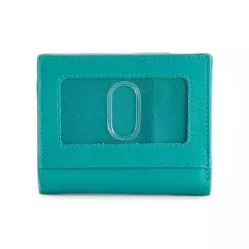 ili Маленький кожаный кошелек на кнопках с блокировкой RFID ili, черный