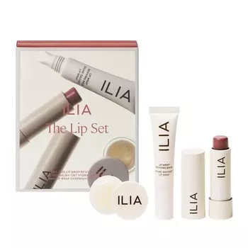 ILIA The Lip Set Limited Edition, подарочный набор из 3 предметов Clean Beauty