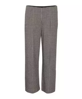 Ilisan широкие брюки в клетку Part Two, черный