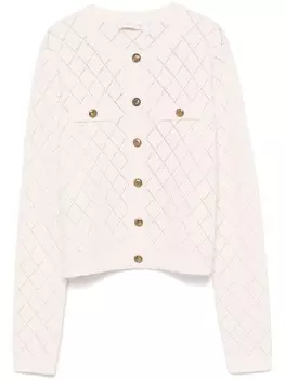 Иллюстрация кардигана ZIMMERMANN, розовый