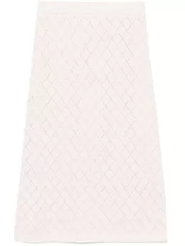Иллюстрация юбка миди ZIMMERMANN, розовый
