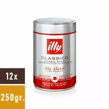 illy Эспрессо Классико молотый 12х250гр.